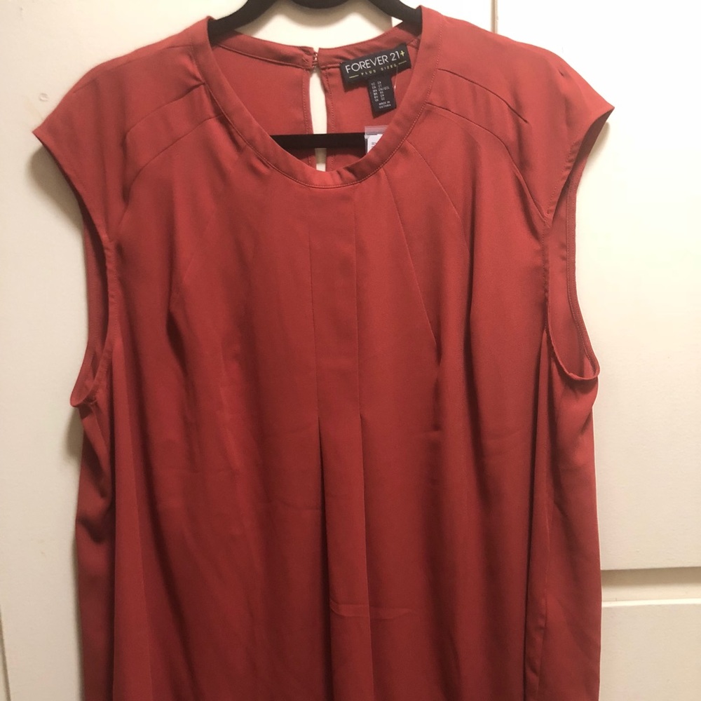 Forever 21 Fall Attire Work Blouse Plus Size
